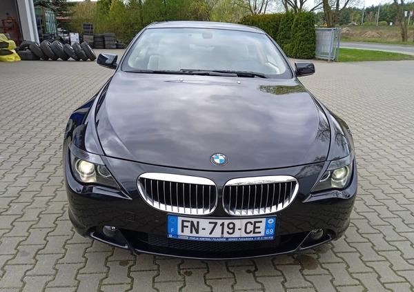 BMW Seria 6 cena 64999 przebieg: 75000, rok produkcji 2007 z Pobiedziska małe 466